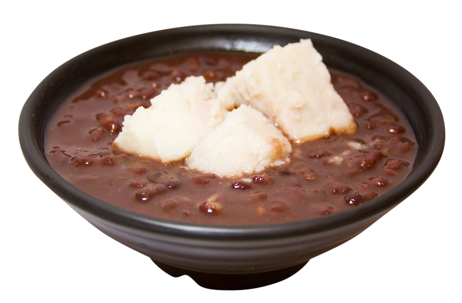 taro red bean soup