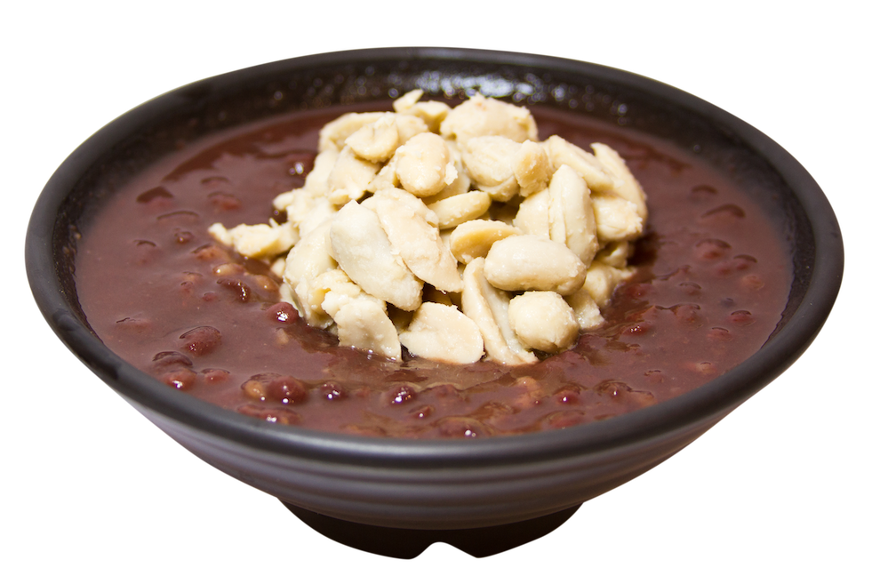 Peanut red bean soup